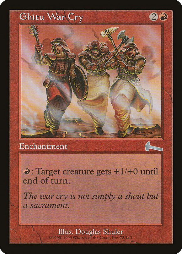 Grito de guerra de Ghitu [El legado de Urza] 