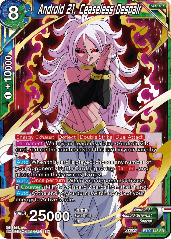 Androide 21, Desesperación incesante (BT20-143) [Poder absorbido] 