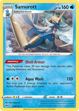 Samurott (035/185) [Espada y escudo: voltaje intenso] 