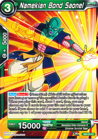 Saonel de vínculo namekiano (mazo de inicio: El guardián de los namekianos) (SD4-05) [Guerra colosal] 