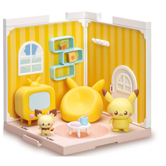 Takara Tomy A.R.T.S Pokemon PokePeace House - Pikachu & Pichu in the Living Room