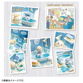 Takara Tomy A.R.T.S Pokemon PokePeace House - Piplup & Rowlet in the Bath - 0