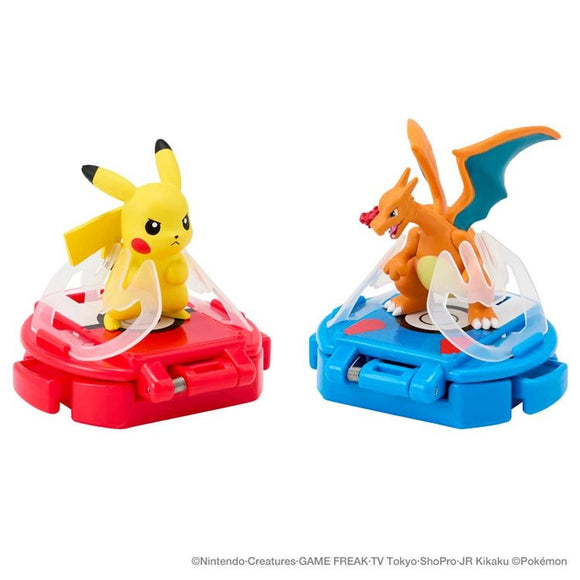 Moncolle Battle Set Pikachu VS Charmeleon Figure