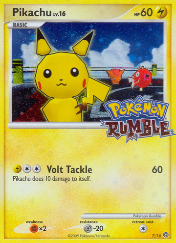 Pikachu (16/7) [Pokémon Rumble] 
