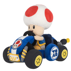 Little Buddy Super Mario - Mario Kart World: Toad Plush, 9"