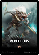 Rebellious Theme Card [Phyrexia: All Will Be One Tokens]-2