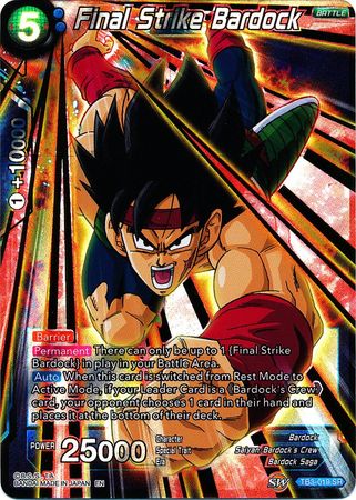 Golpe final de Bardock (TB3-019) [Choque de destinos] 
