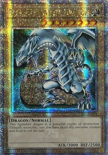 Dragón blanco de ojos azules (25.º aniversario) [LC01-EN004] Figura secreta de un cuarto de siglo 