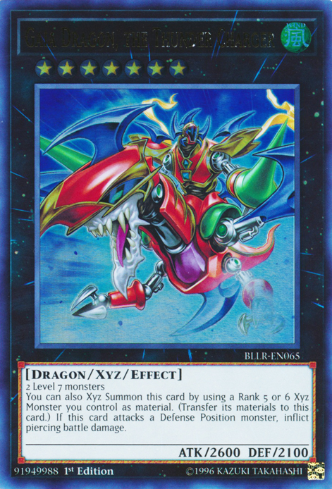 Dragón Gaia, el Cargador del Trueno [BLLR-EN065] Ultra Raro 