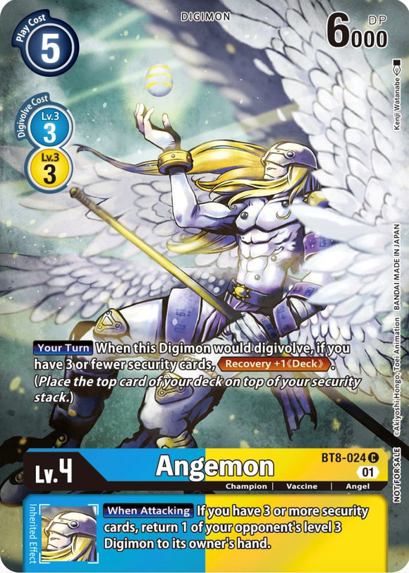 Angemon [BT8-024] (Paquete oficial del torneo vol. 9) [Promociones de New Awakening] 