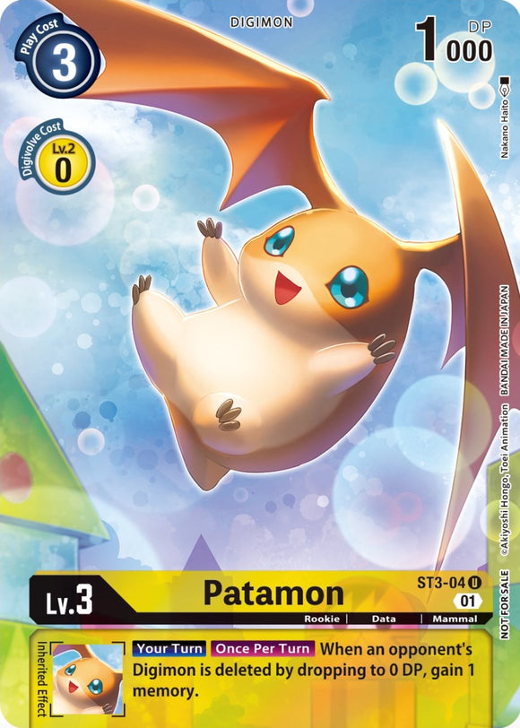 Patamon [ST3-04] (Paquete oficial de torneo vol. 9) [Mazo de inicio: Promociones de Heaven's Yellow] 