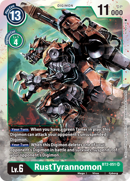 RustTyrannomon [BT2-051] [Lanzamiento de la versión especial de refuerzo 1.0] 