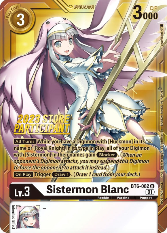 Sistermon Blanc [BT6-082] (Participante de la tienda 2023) [Promociones de doble diamante] 
