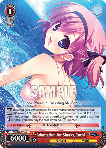 Admiración por los tiburones, Sachi [La fruta de Grisaia] 