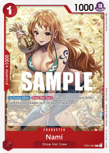 Nami (Paquete de torneo vol. 3) [Participante] [Tarjetas de promoción de One Piece] 