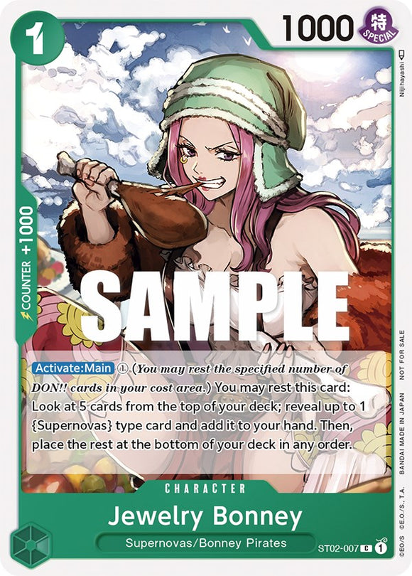 Joyas Bonney (Paquete de torneo vol. 3) [Participante] [Tarjetas de promoción de One Piece] 