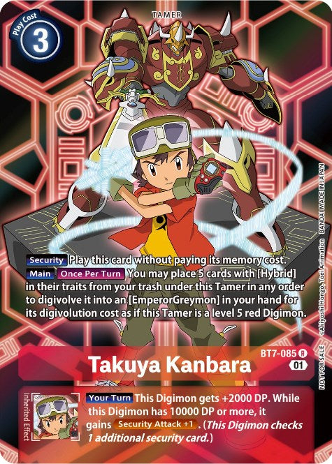 Takuya Kanbara [BT7-085] (Arte alternativo del escáner D) [Promociones de Next Adventure] 