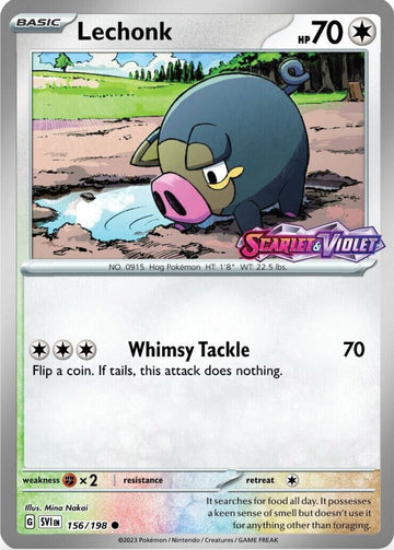 Lechonk (156/198) (Promoción Best Buy) [Scarlet &amp; Violet: Base Set] 