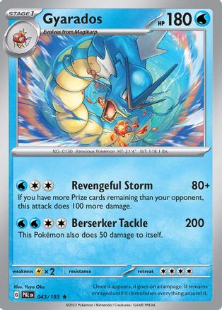 Gyarados (043/193) [Scarlet &amp; Violet: Paldea evolucionada] 