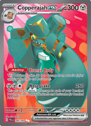 Copperajah ex (245/193) [Scarlet &amp; Violet: Paldea evolucionada] 