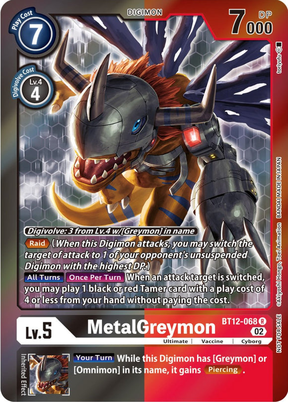 MetalGreymon [BT12-068] (Fiesta de Tamer -Especial-) [Promociones de Across Time] 