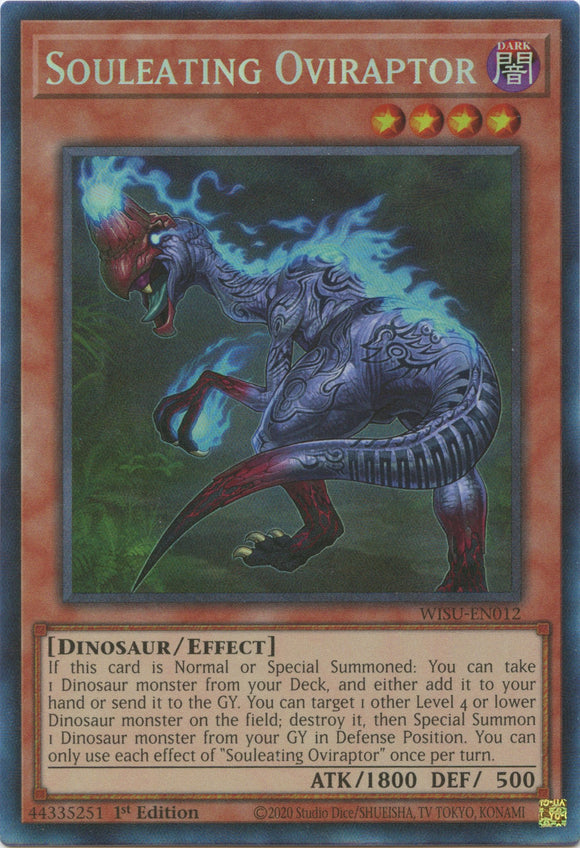 Oviraptor devorador de almas [WISU-EN012] Raro de colección 