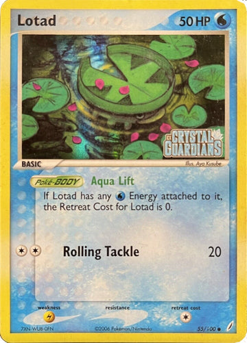 Lotad (055/100) (Exclusivo de la baraja temática) [EX: Guardianes de cristal] 