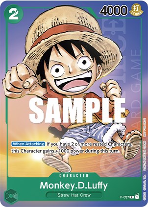 Monkey.D.Luffy (Anime Expo 2023) [Tarjetas promocionales de One Piece] 