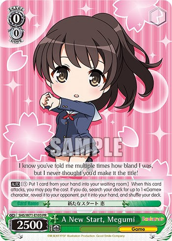 Un nuevo comienzo, Megumi [Saekano Cómo criar a una novia aburrida. plano] 