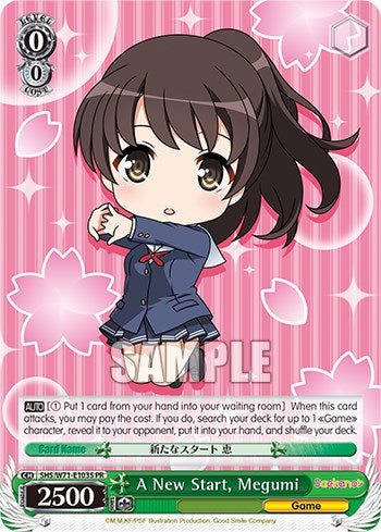 Un nuevo comienzo, Megumi (Foil) [Saekano Cómo criar a una novia aburrida. plano] 