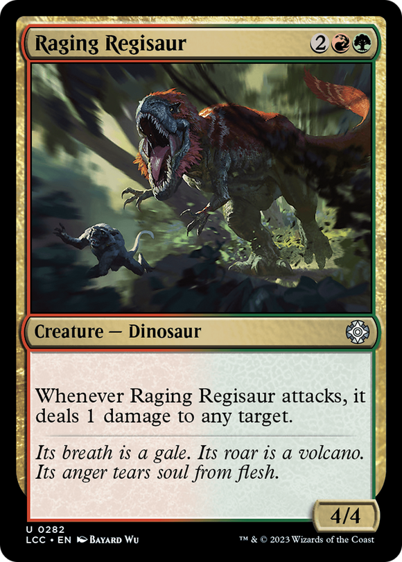 Regisaur furioso [Las cavernas perdidas de Ixalan Comandante] 