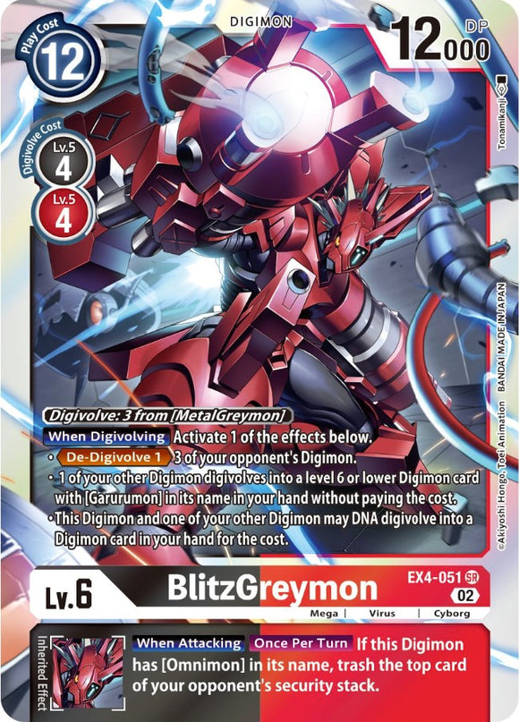 BlitzGreymon [EX4-051] [Potenciador de ser alternativo] 