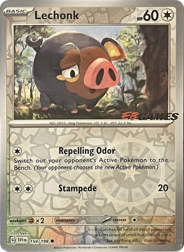 Lechonk (154/198) (Promoción de EB Games) [Scarlet &amp; Violet: Base Set] 