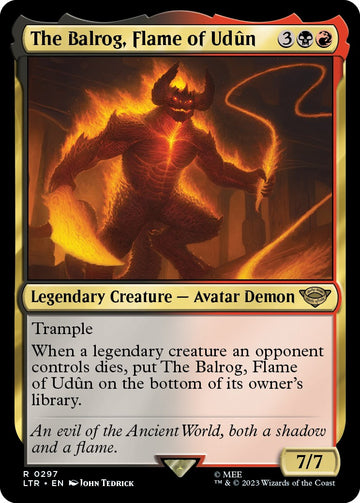 El Balrog, la Llama de Udun [El Señor de los Anillos: Cuentos de la Tierra Media] 