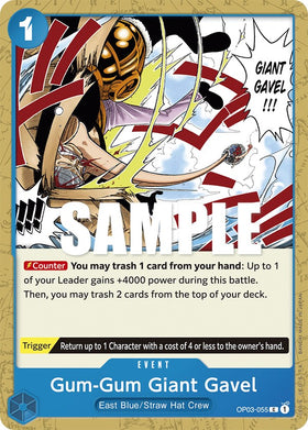 Gum-Gum Giant Gavel [Pillars of Strength] - 0