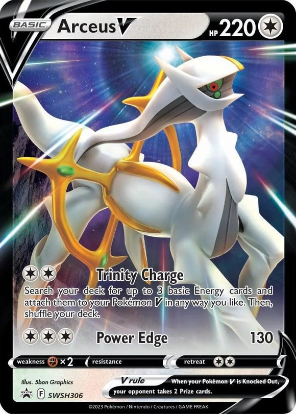 Arceus V (SWSH306) [Promociones de Espada y Escudo: Estrella Negra] 