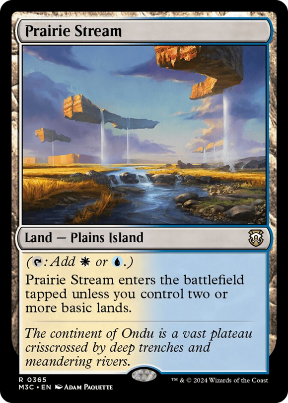 Prairie Stream (lámina ondulada) [Comandante de Modern Horizons 3] 
