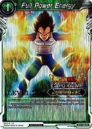 Energía de máxima potencia (nivel 2) (BT1-080) [Tarjetas de promoción de jueces] 