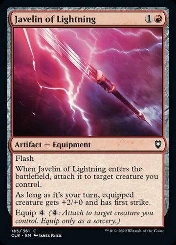 Jabalina del relámpago [Commander Legends: Battle for Baldur's Gate] 