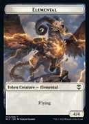 Clue // Elemental (005) Double-Sided Token [Streets of New Capenna Commander Tokens]-2
