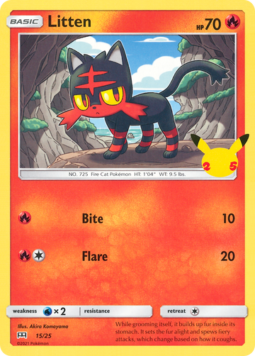 Litten (15/25) [25º aniversario de McDonald's] 
