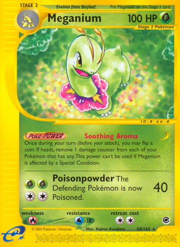 Meganium (54/165) [Expedición: conjunto básico] 