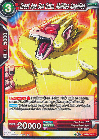 Gran Simio Son Goku, Habilidades Amplificadas (BT8-004) [Maquinaciones Maliciosas] 