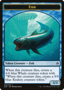 Fish // Kraken Double-Sided Token [Masters 25 Tokens]-1