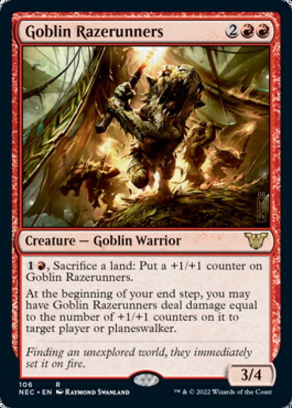 Goblins Razerunners [Kamigawa: Neon Dynasty Commander] 
