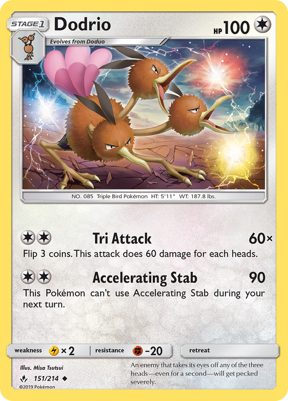 Dodrio (151/214) [Sol y Luna: Lazos inquebrantables] 