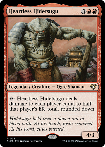 Hidetsugu sin corazón [Comandante Maestros] 