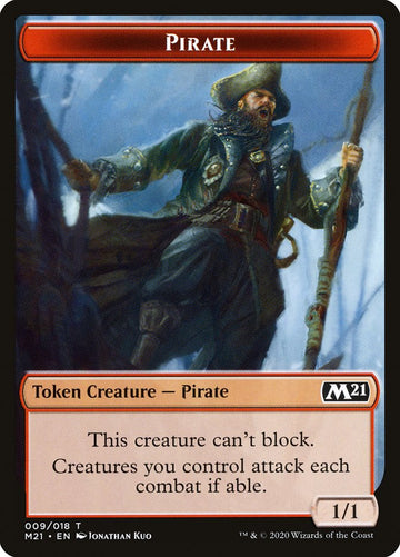 Demon // Pirate Double-Sided Token [Core Set 2021 Tokens] - 0