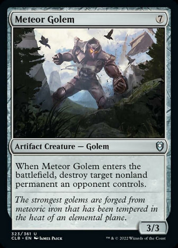 Gólem de meteorito [Commander Legends: Battle for Baldur's Gate] 