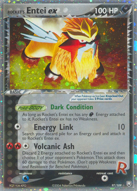 Ex Entei de Rocket (97/109) [EX: El regreso del Team Rocket] 
